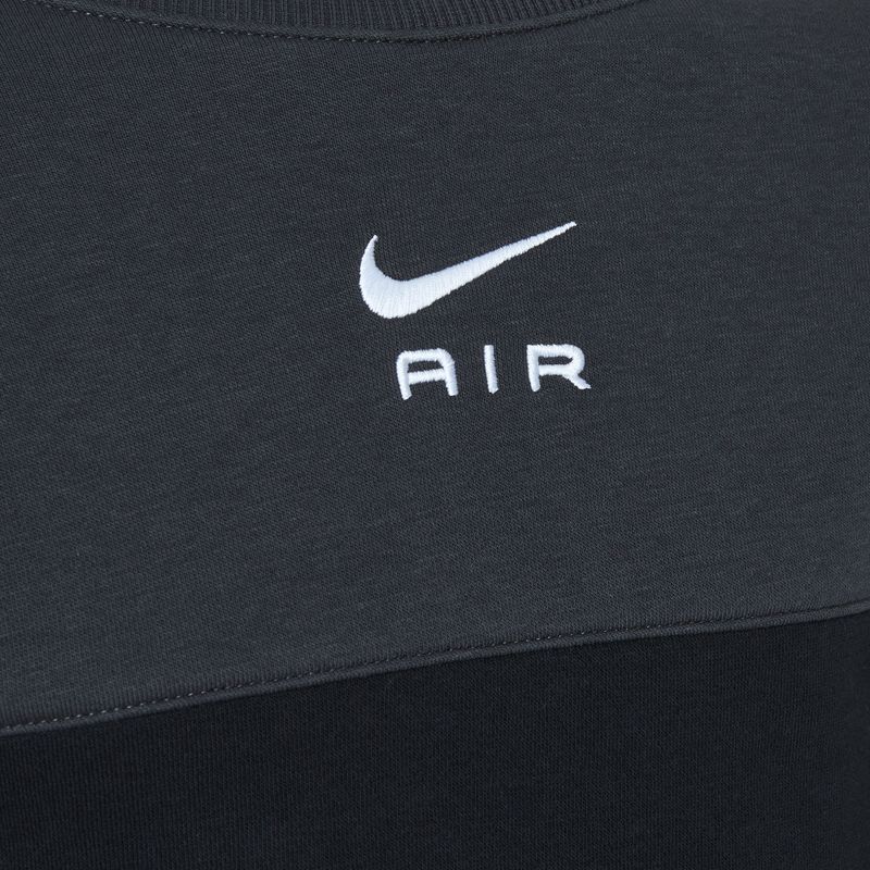 Nike Air Crew gyermek pulóver fekete / antracit / fehér / fehér / fehér 3