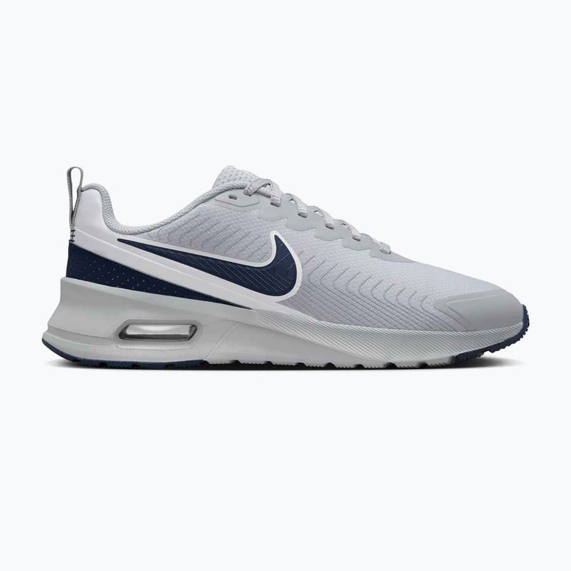 Férfi Nike Air Max Nuaxis light smoke szürke/obsidian/cyber/fehér cipő 8