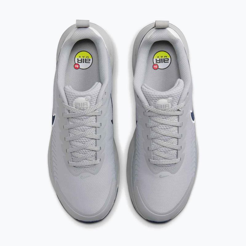 Férfi Nike Air Max Nuaxis light smoke szürke/obsidian/cyber/fehér cipő 12
