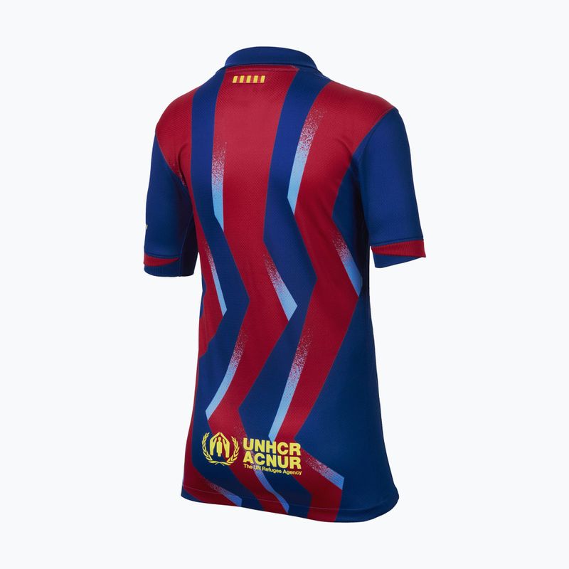 Gyerek focimez Nike FC Barcelona 2025/26 Stadium Fourth gym blue/gym blue/salsa red/opti yellow 7