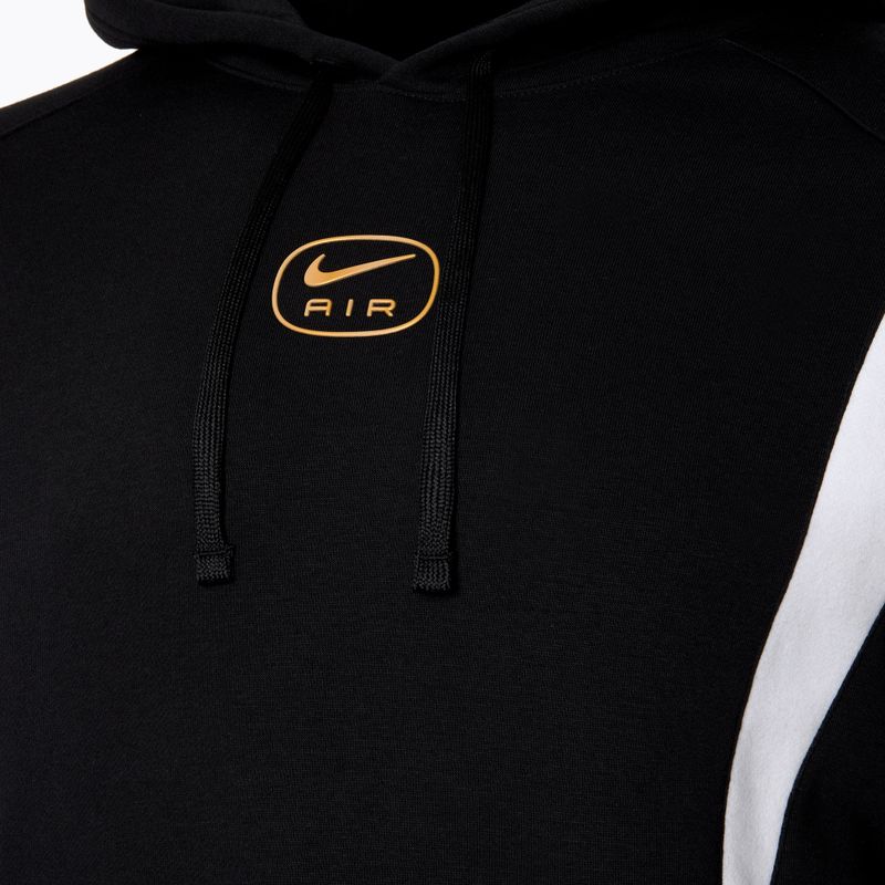 Férfi Nike Sportstwear Air fekete/metál arany pulóver 3