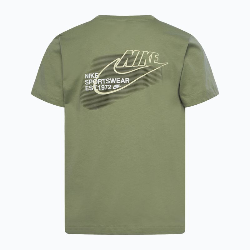 Gyerek póló Nike Sportstwear Standard Issue oil green 2