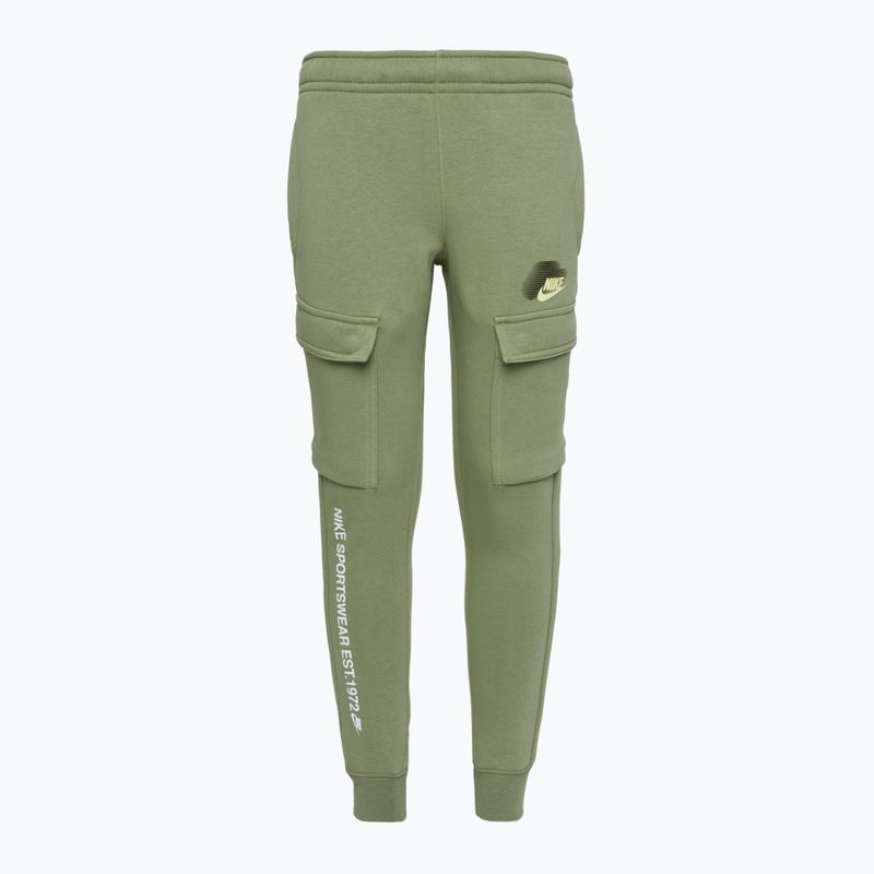 Gyerek nadrág Nike Sportswear Standard Issue Cargo oil green