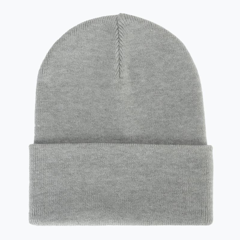 Téli sapka Nike Peak Swoosh Beanie dark grey heather/white 2