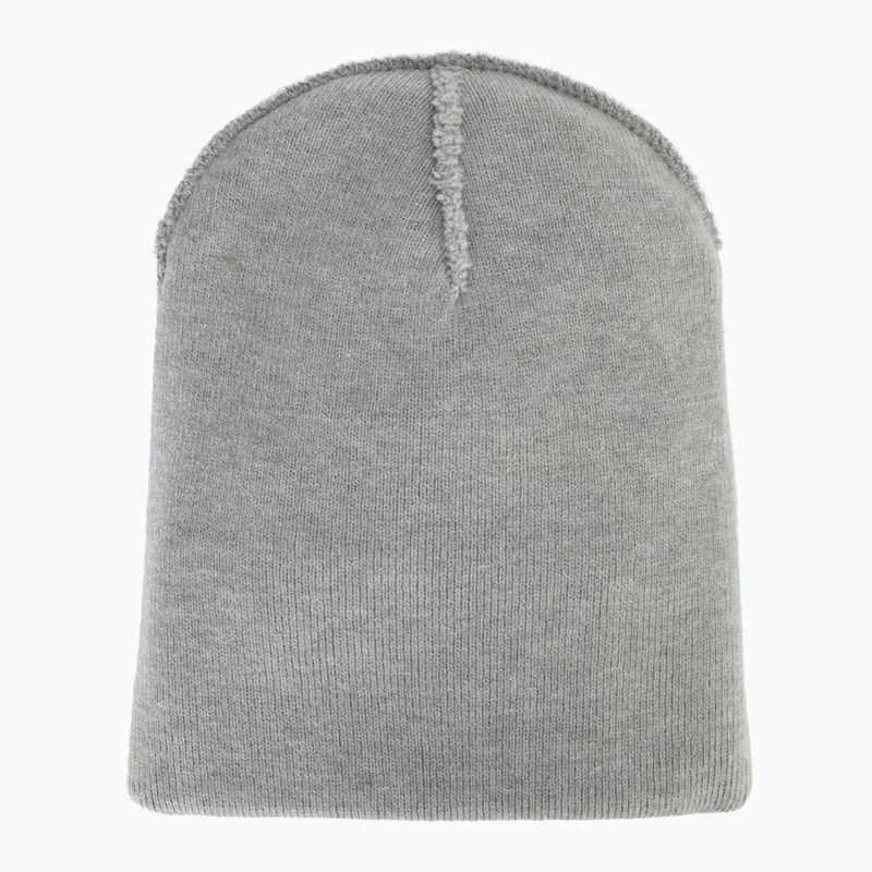 Téli sapka Nike Peak Swoosh Beanie dark grey heather/white 4