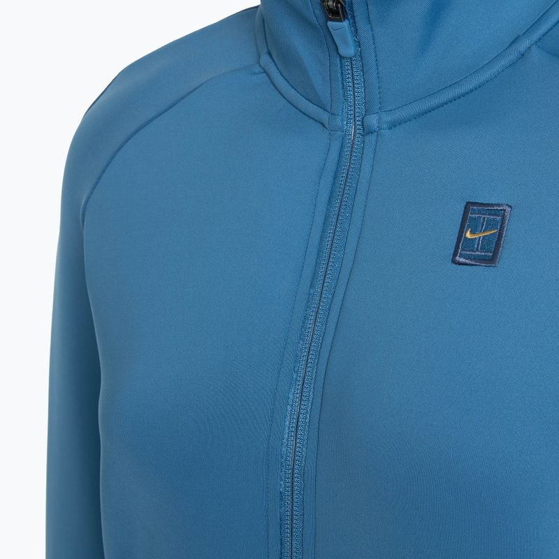Női tenisz pulóver Nike Court Dri-Fit Heritage FZ égei vihar / égei vihar 3