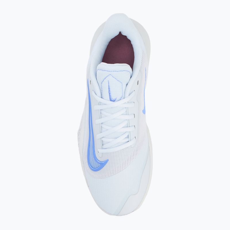 Nike Precision 7 futball szürke/tiszta platina/plum por/royal pulse férfi kosárlabda cipő 5