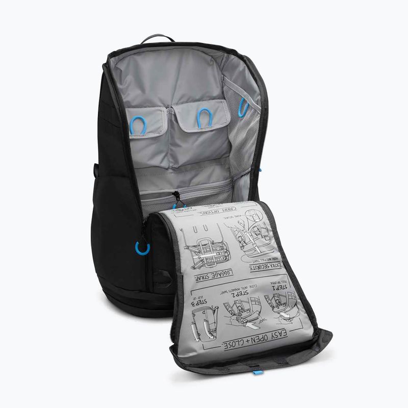 Nike Elite EasyOn 31 l antracit/egyetemi kék/fehér edzőhátizsák 6