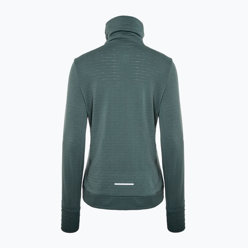 Női futópulóver Nike Therma-FIT Swift Element vintage green/reflective silver 2