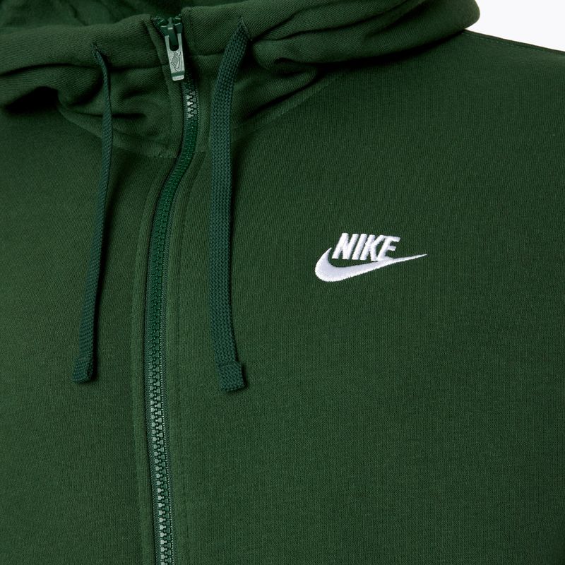 Férfi Nike Sportswear Club Fleece pulóver fenyő/fenyő/fehér 3