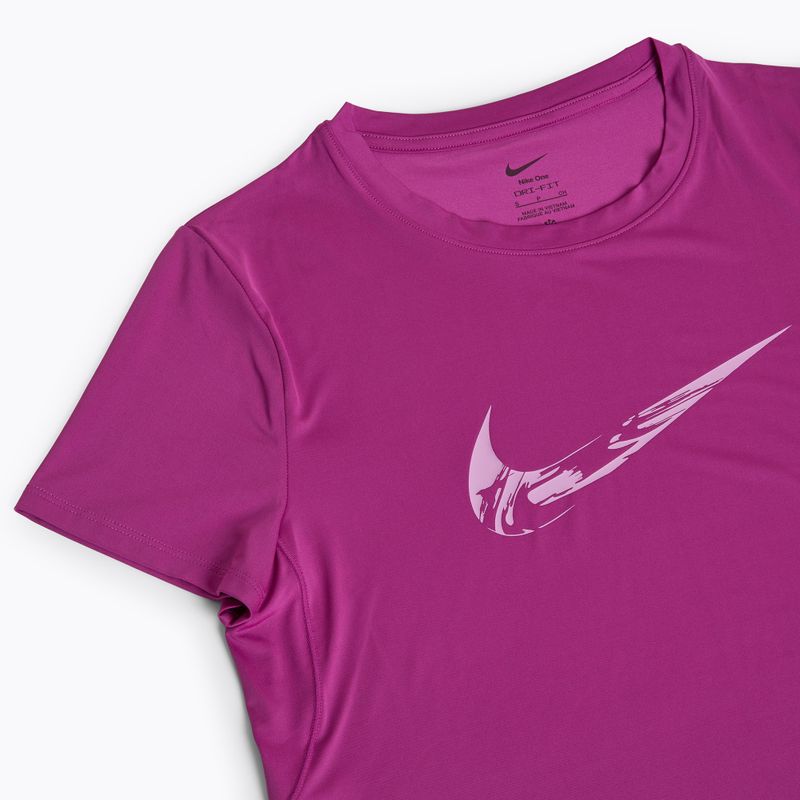 Női Nike One Dri-Fit forró fukszia / light wild mango futópóló 3