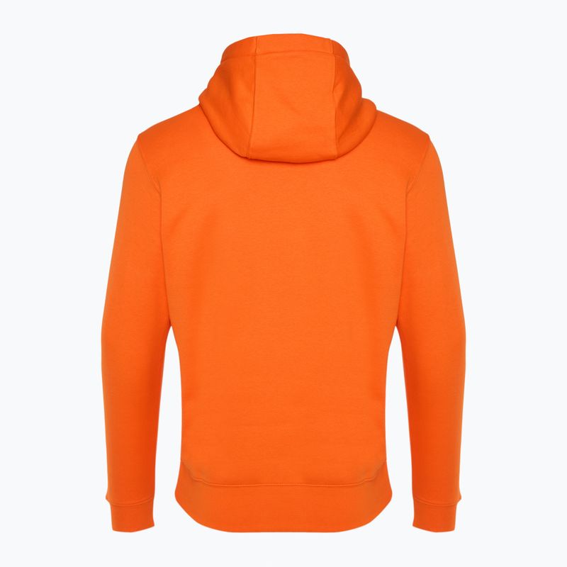 Férfi Nike Sportswear Club Fleece kapucnis pulóver biztonsági narancssárga/ biztonsági narancssárga/ fehér 2