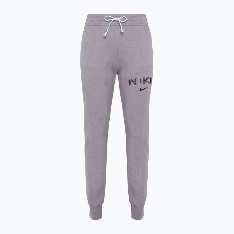 Női Nike Phoenix Fleece világoslila érces nadrág