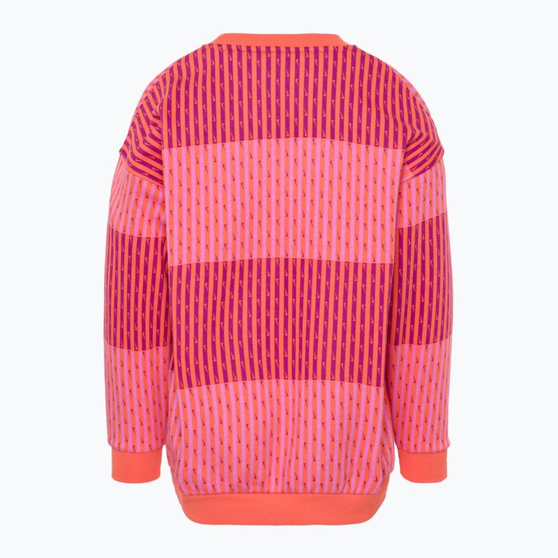 Gyerek pulóver Nike Sportswear Club Fleece light wild mango/light wild mango/hot fuchsia 2