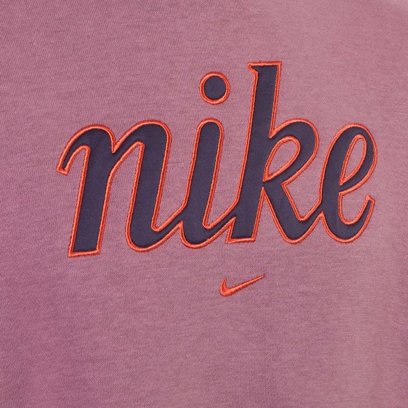 Gyerek pulóver Nike Sportswear Club Fleece plum dust/light wild mango 3