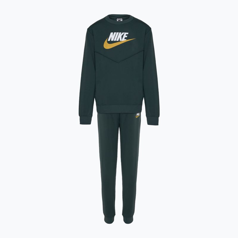 Nike Sportswear vintage zöld/fehér gyermek tréningruha