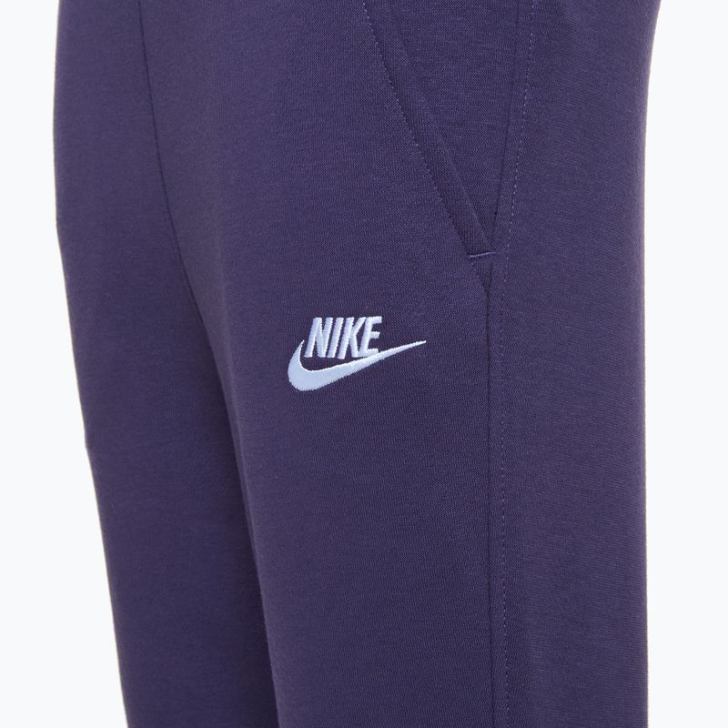 Nike Sportswear Club Fleece gyermek nadrág sötét mazsola / sötét mazsola / fehér 3