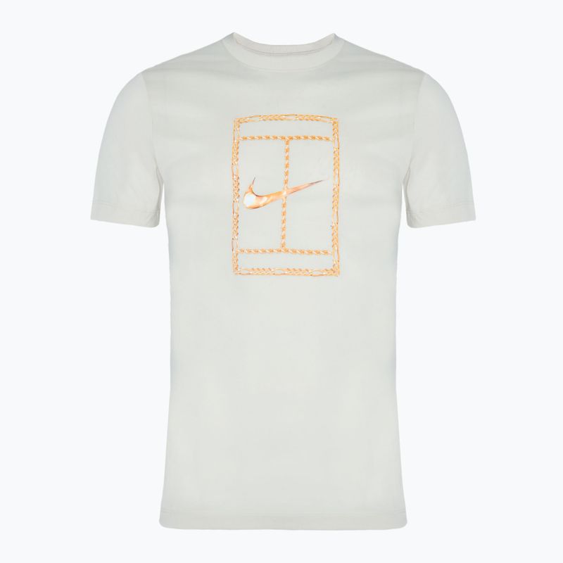Férfi Nike Court Dri-FIT teniszpóló világos narancsfa barna