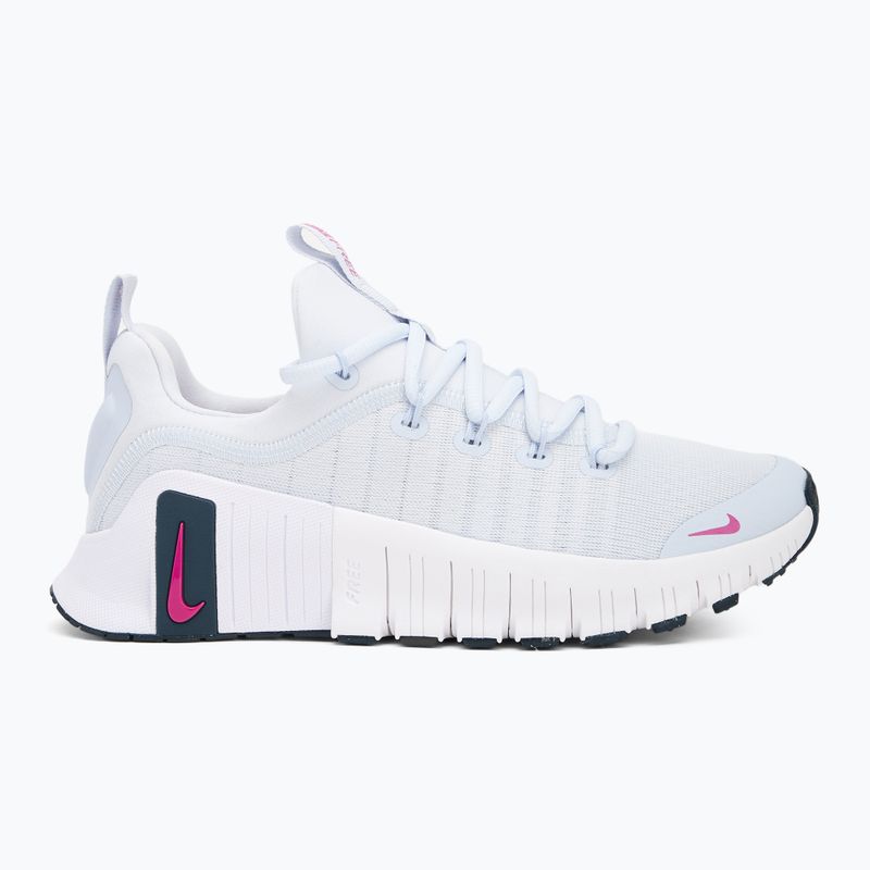 Nike Free Metcon 6 szürke / armory navy / forró fukszia női edzőcipő 2