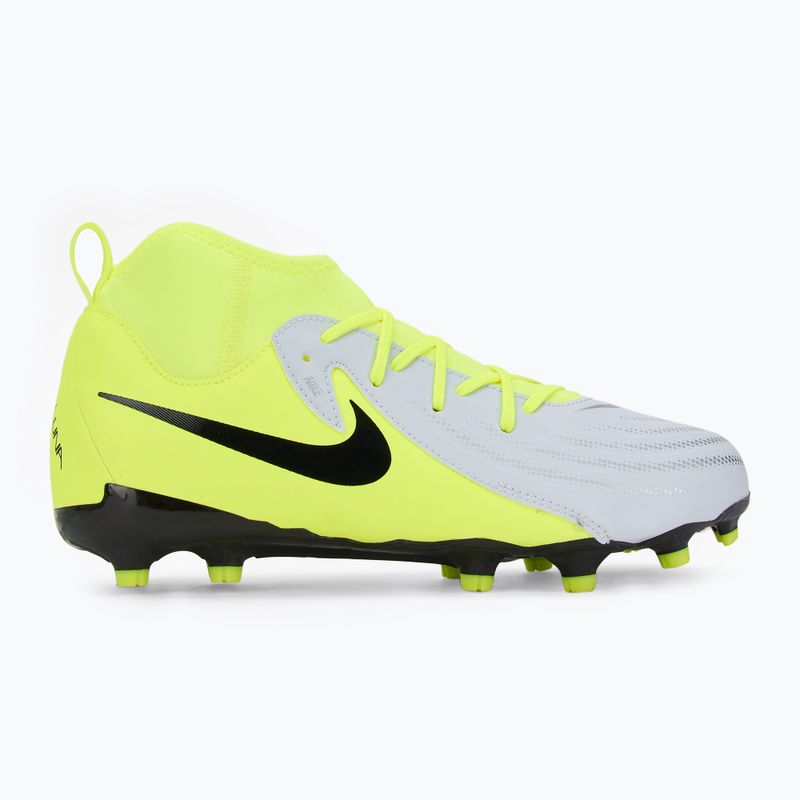 Nike Phantom Luna 2 Academy FG/MG metál ezüst/volt/fekete gyermek focicipő 2