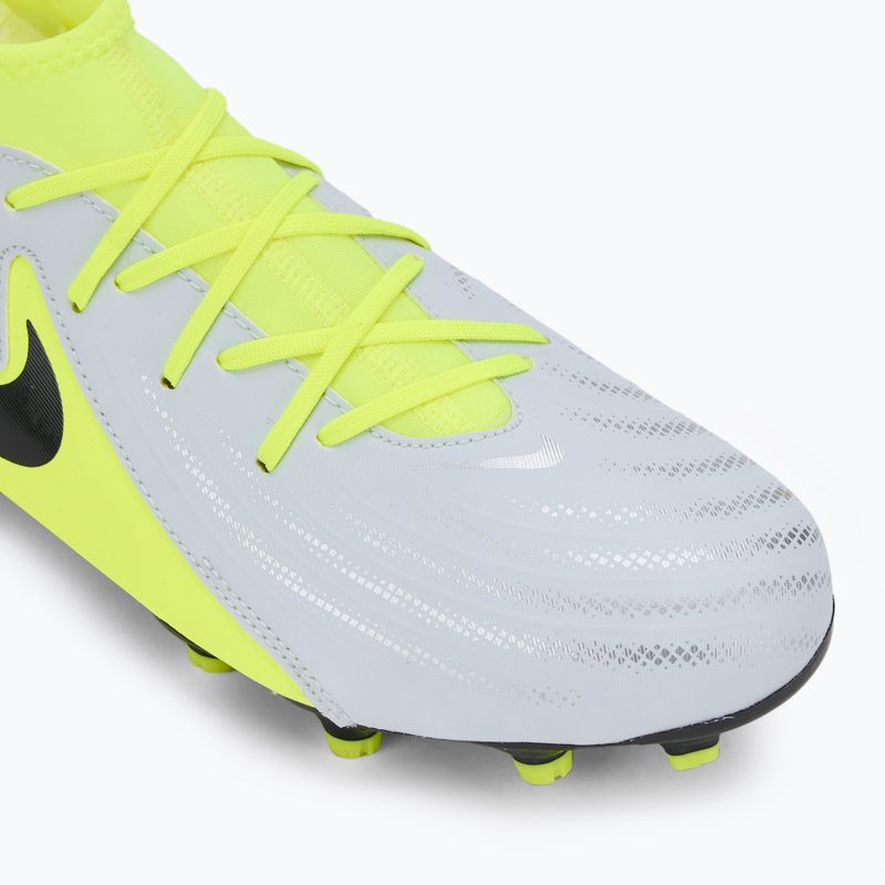 Nike Phantom Luna 2 Academy FG/MG metál ezüst/volt/fekete gyermek focicipő 7