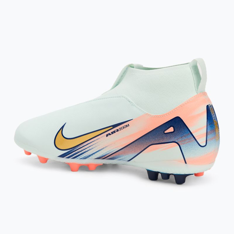 Gyermek futballcipő Nike Superfly 10 Academy Mercurial Dream Speed AG Jr alig zöld/bíbor pulzus/metál arany érme 3