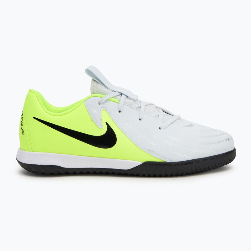 Gyerek focicipő Nike Phantom GX 2 Academy IC metallic silver/volt/black 2