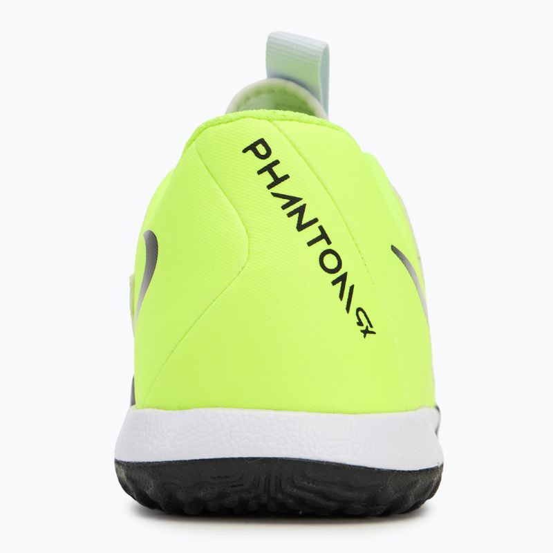 Nike Phantom GX 2 Academy IC metál ezüst/volt/fekete gyermek focicipő 6