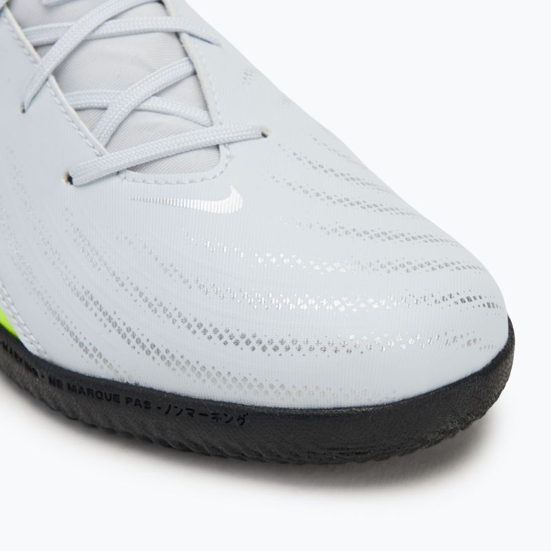 Nike Phantom GX 2 Academy IC metál ezüst/volt/fekete gyermek focicipő 7