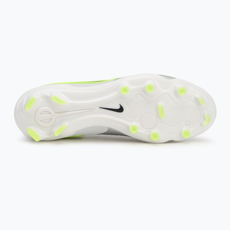 Férfi futballcipő Nike Tiempo Legend 10 Pro FG metál ezüst/volt/fekete 4