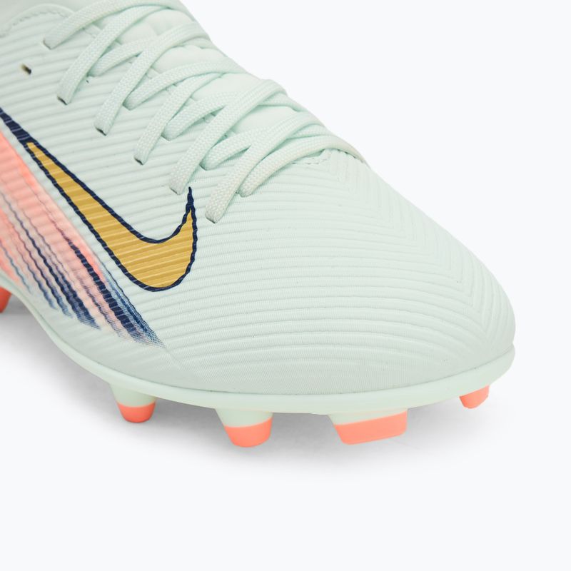 Nike Superfly 10 Club Mercurial Dream Speed FG/MG Jr gyermek labdarúgócipő alig zöld/bíbor pulzus/metál arany érme 7