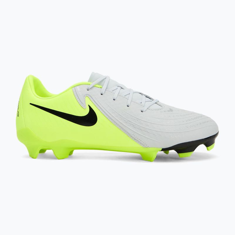 Férfi futballcipő Nike Phantom GX 2 Academy FG/MG metál ezüst/volt/fekete 2