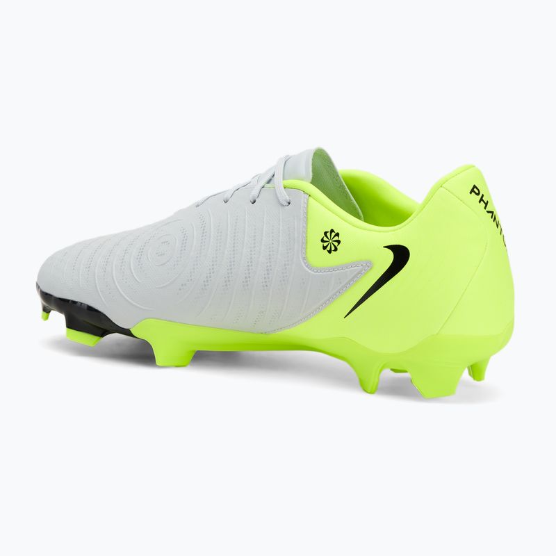 Férfi futballcipő Nike Phantom GX 2 Academy FG/MG metál ezüst/volt/fekete 3