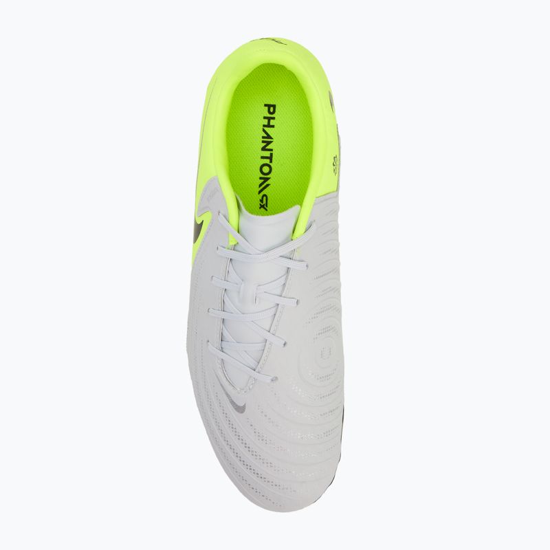 Férfi focicipő Nike Phantom GX 2 Academy FG/MG metallic silver/volt/black 5