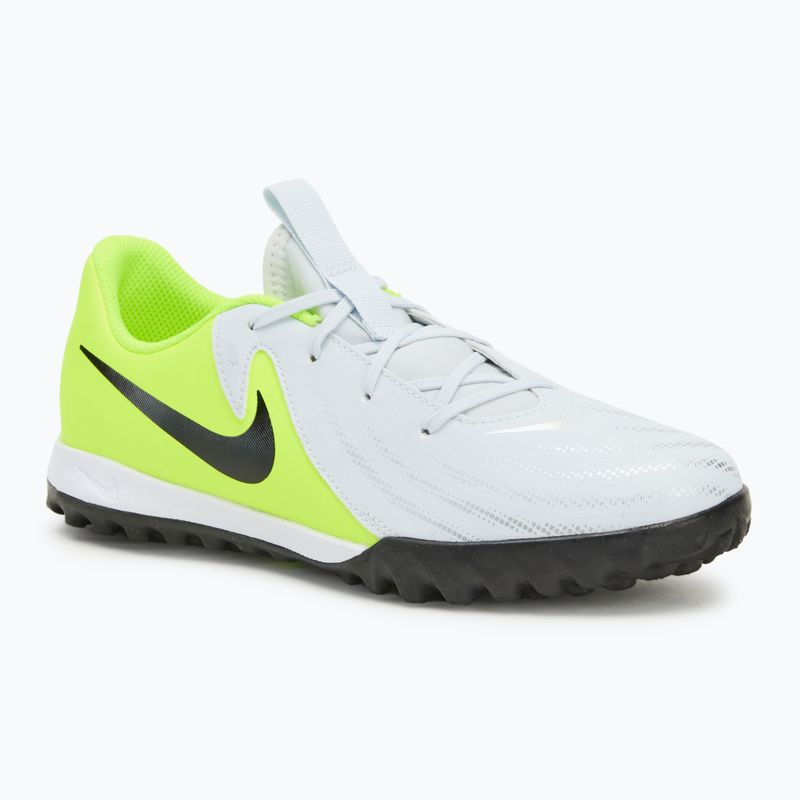 Nike Phantom GX 2 Academy TF gyermek futballcipő metál ezüst/volt/fekete