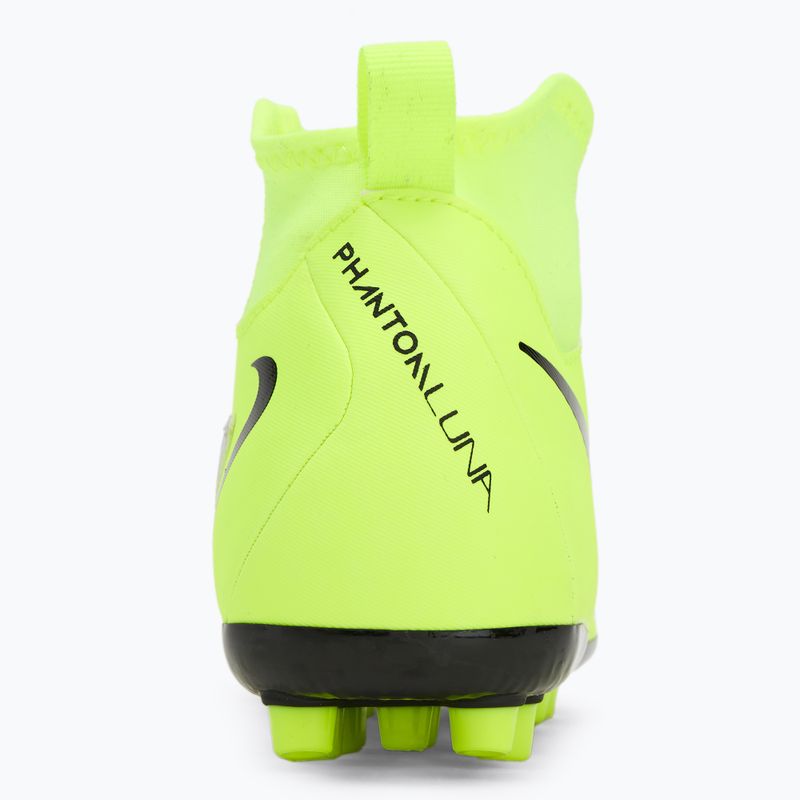 Nike Phantom Luna 2 Academy AG Jr gyermek futballcipő metál ezüst/fekete/volt 6