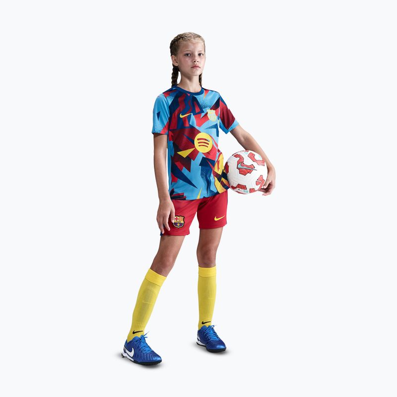 Gyerek futballmez Nike FC Barcelona Academy Pro SE Pre-Match Jr university blue/opti yellow 2