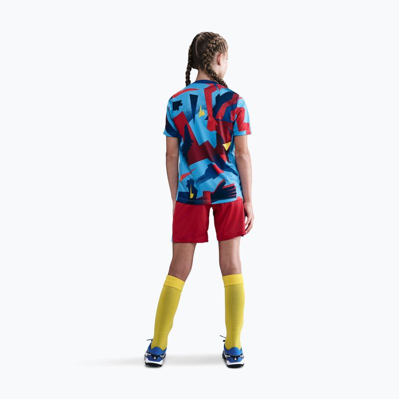 Gyerek futballmez Nike FC Barcelona Academy Pro SE Pre-Match Jr university blue/opti yellow 4