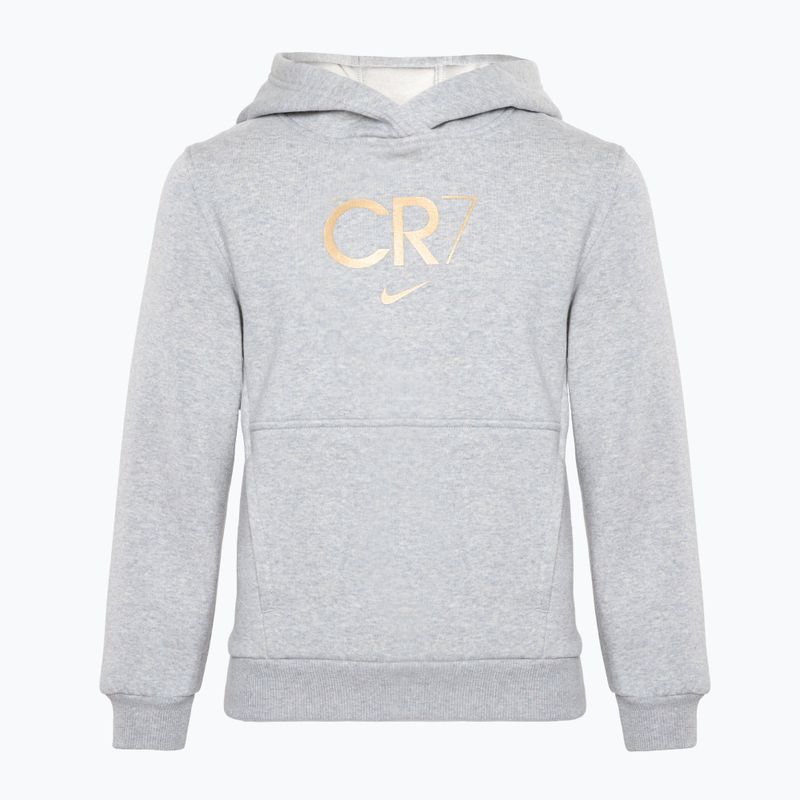 Gyerek pulóver Nike CR7 Club Fleece light smoke grey/heather/metallic gold