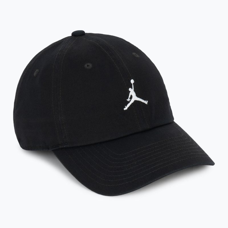 Ellenzős sapka Jordan Club Unstructured Curved-Bill black/white