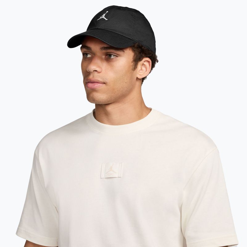 Ellenzős sapka Jordan Club Unstructured Curved-Bill black/white 5