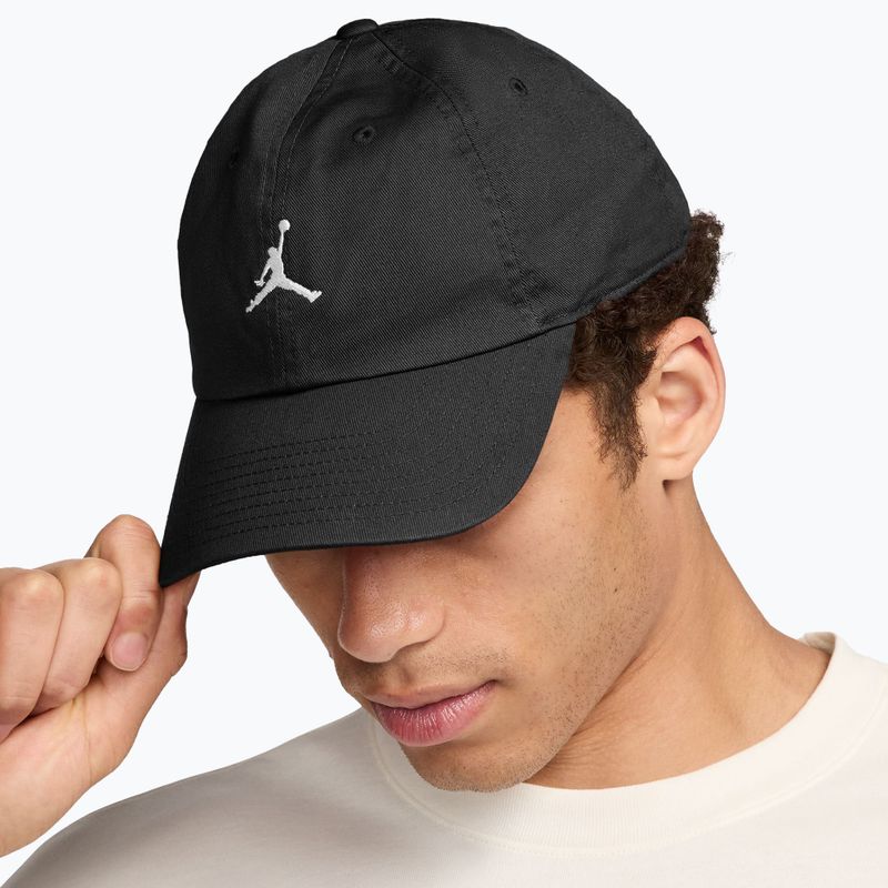 Baseball sapka Nike Jordan Club Unstructured Curved-Bill black/white 4