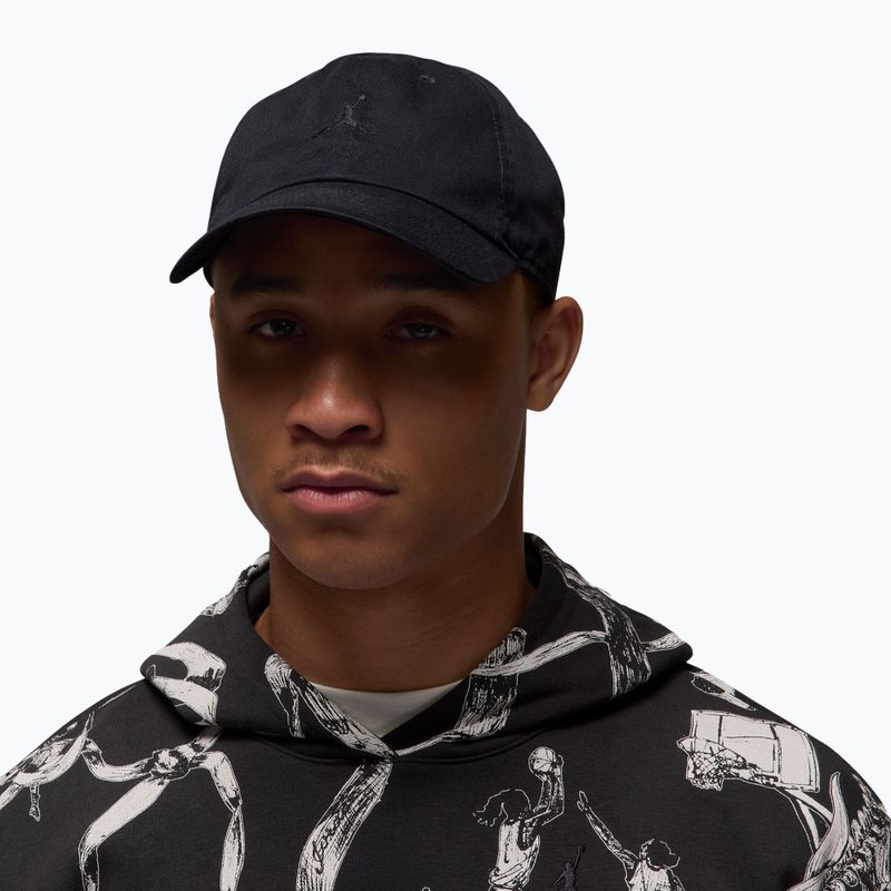 Ellenzős sapka Jordan Club Unstructured Curved-Bill black/black 5
