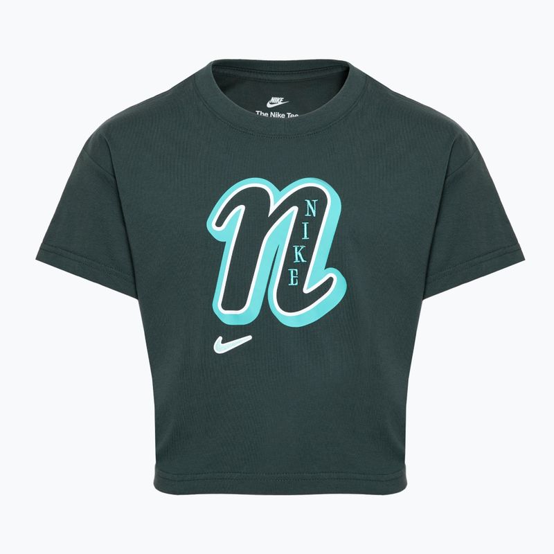 Gyerek póló Nike Sportswear vintage green