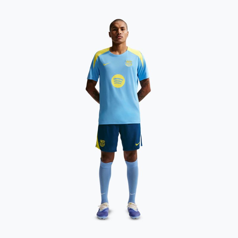 Férfi labdarúgó rövidnadrág Nike FC Barcelona Strike SE gym blue/opti yellow/opti yellow 4
