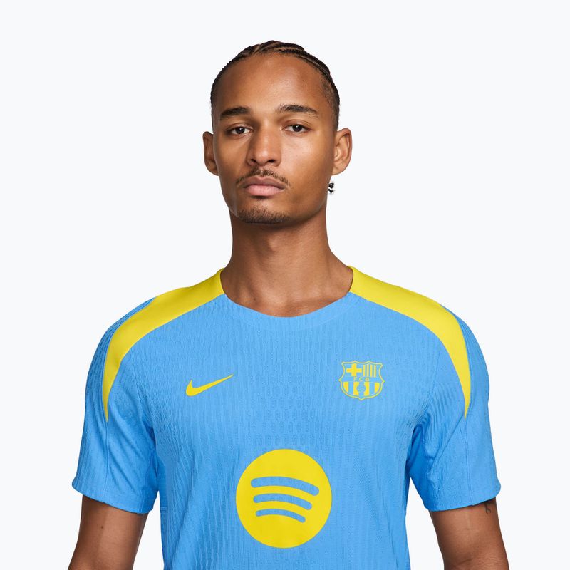 Férfi hosszú ujjú edzőfelső Nike FC Barcelona Strike Elite SE Drill Top university blue/opti yellow/opti yellow 3