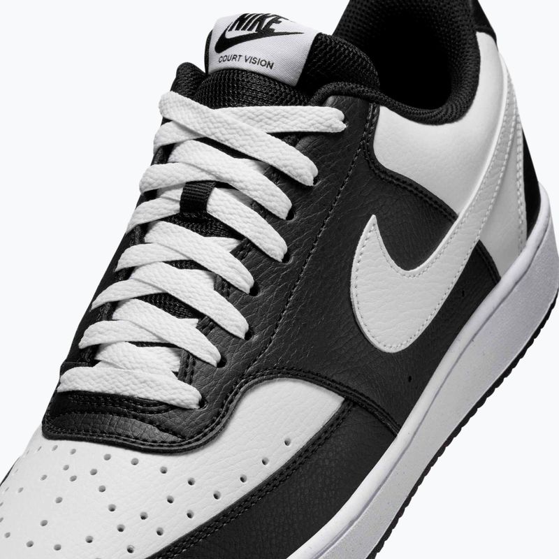 Férfi Nike Court Vision Low fekete/fehér cipő 14