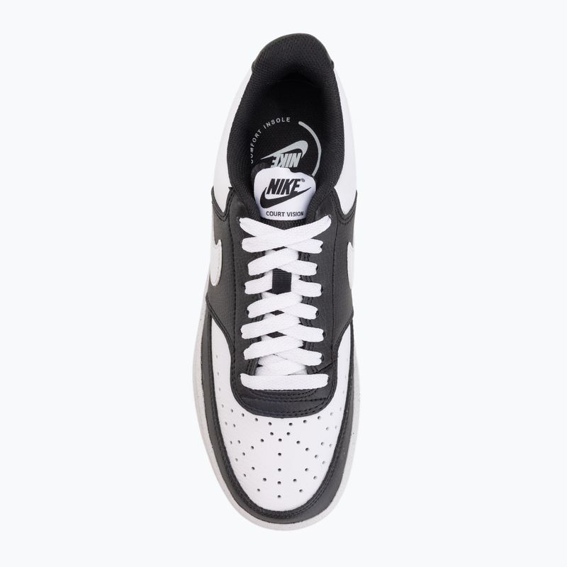Férfi Nike Court Vision Low fekete/fehér cipő 5