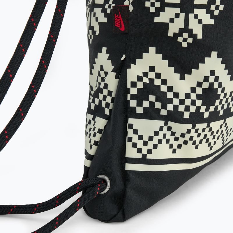 Hátizsák Nike Heritage 13 l black/coconut milk/university red 4