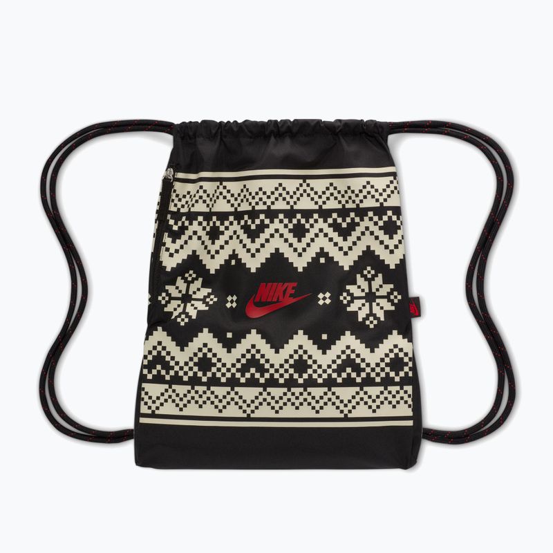 Hátizsák Nike Heritage 13 l black/coconut milk/university red 5